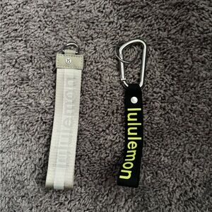 Lululemon Keychain Set in Gray and Black